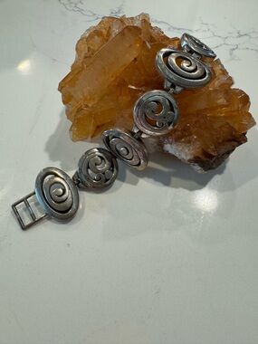 Brighton Sterling Silver Spiral Link Bracelet - Silver